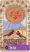 The Sun Tarot card in Zerner Farber Tarot deck